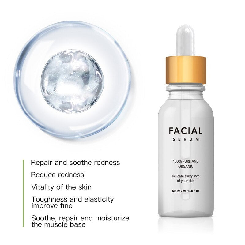 17ml Whitening Serum Snail Serum Brighten Blemish Freckle Remover Natural Moisturizing Face Serum Essence Korea Skin Care