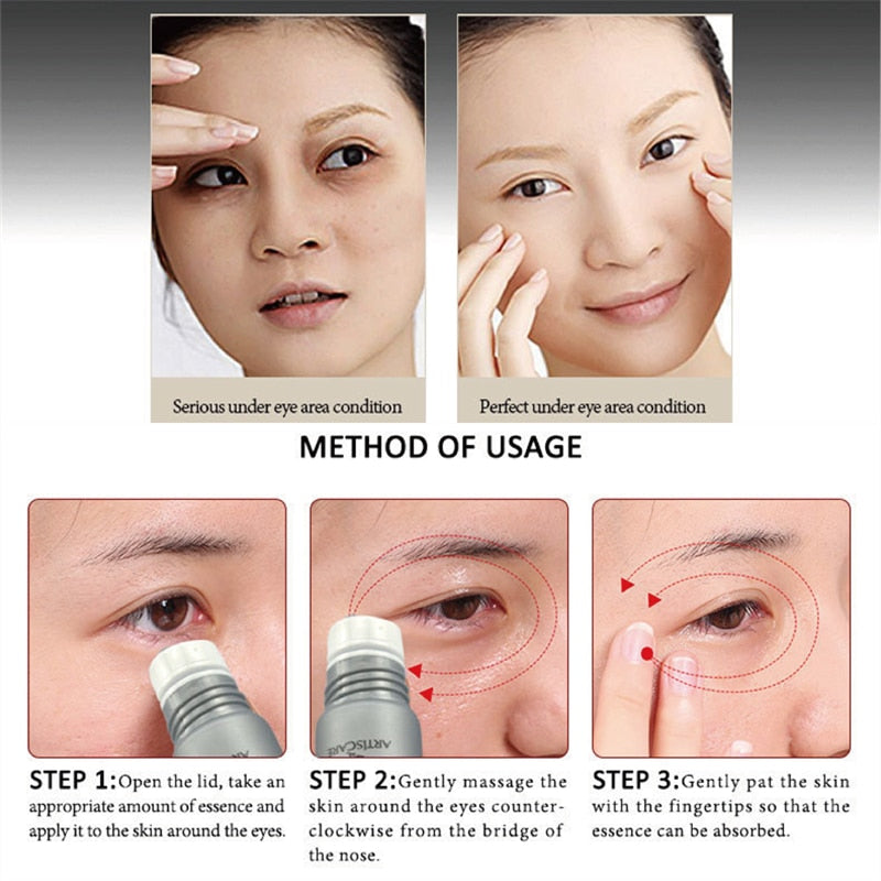 Peptide Anti-Wrinkle Eye Serum Collagen Massage  Cream Remove Dark Circles Eye Bags Puffiness Firming Skin Anti Aging Eye Care