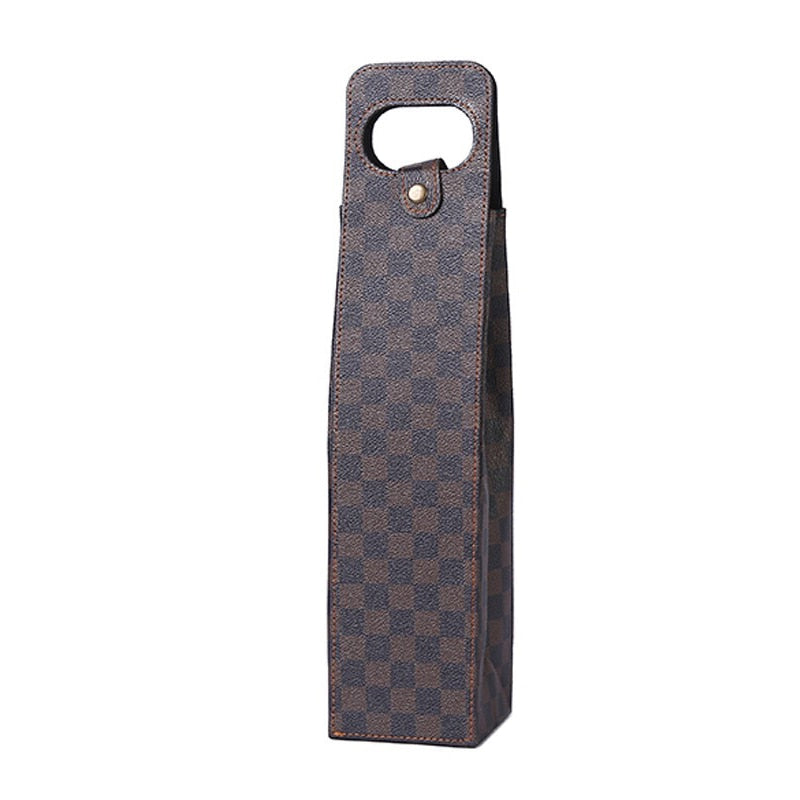 Manufacturers Wholesale Wine Bags Of Wine Packaging Gift Boxes Red Wine Only Leather Box Red Black Brown