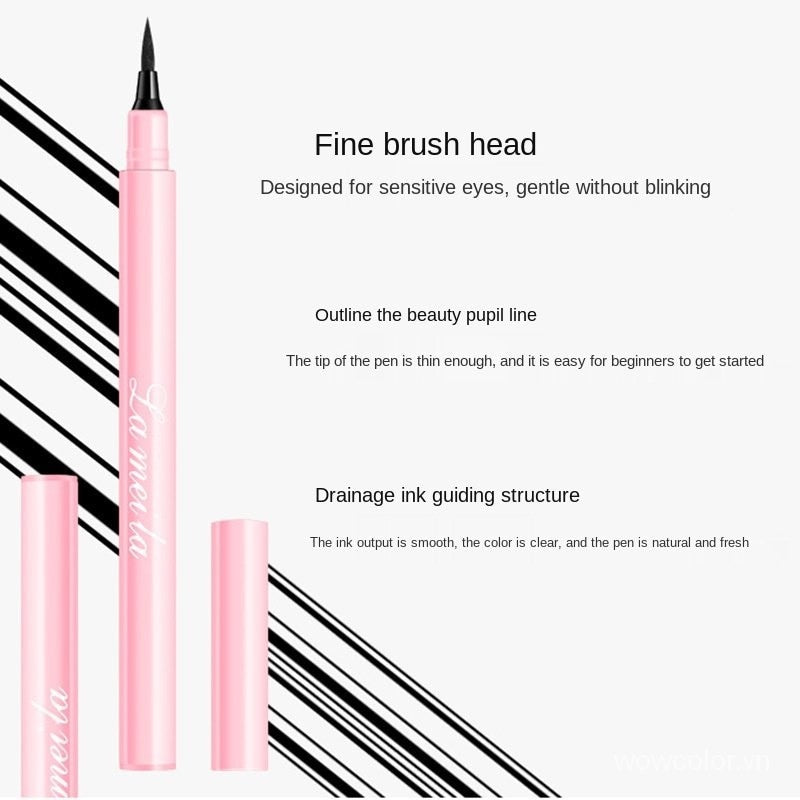 Lemooc Black Liquid Eyeliner Eye Make Up Super Waterproof Long Lasting Eye Liner Easy to Wear Eyes Makeup Cosmetics Tools