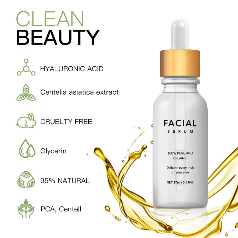 17ml Whitening Serum Snail Serum Brighten Blemish Freckle Remover Natural Moisturizing Face Serum Essence Korea Skin Care