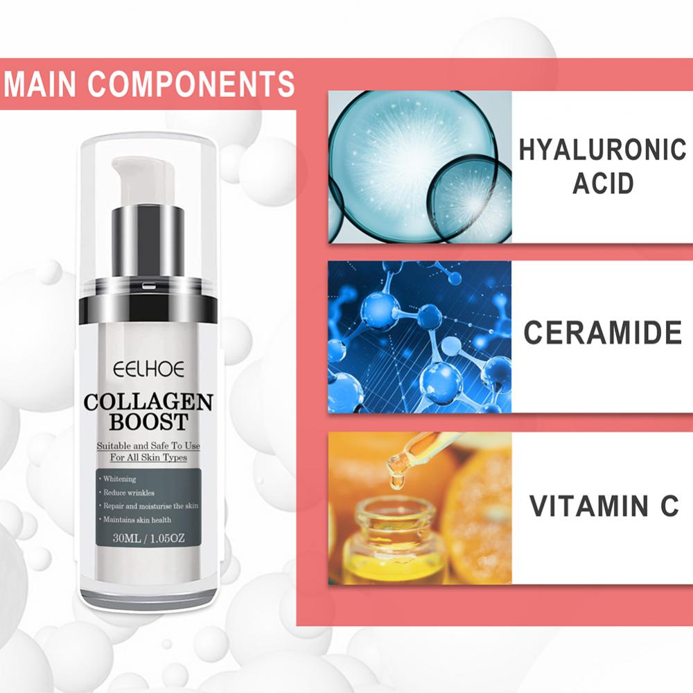 EELHOE Face Collagen Anti-Wrinkle Cream Anti Aging Dark Spot Remover For Face Serum Whitening Firming Cream Women Face Skin Care