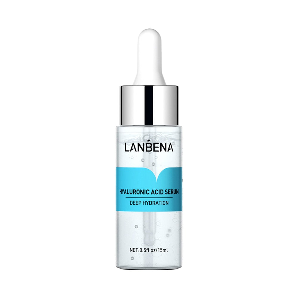 Vitamin C Hyaluronic Acid 24K Gold Six Peptides Acne Removal Serum Anti-Aging Moisturizing Shrink Pore Lift Firming Skin