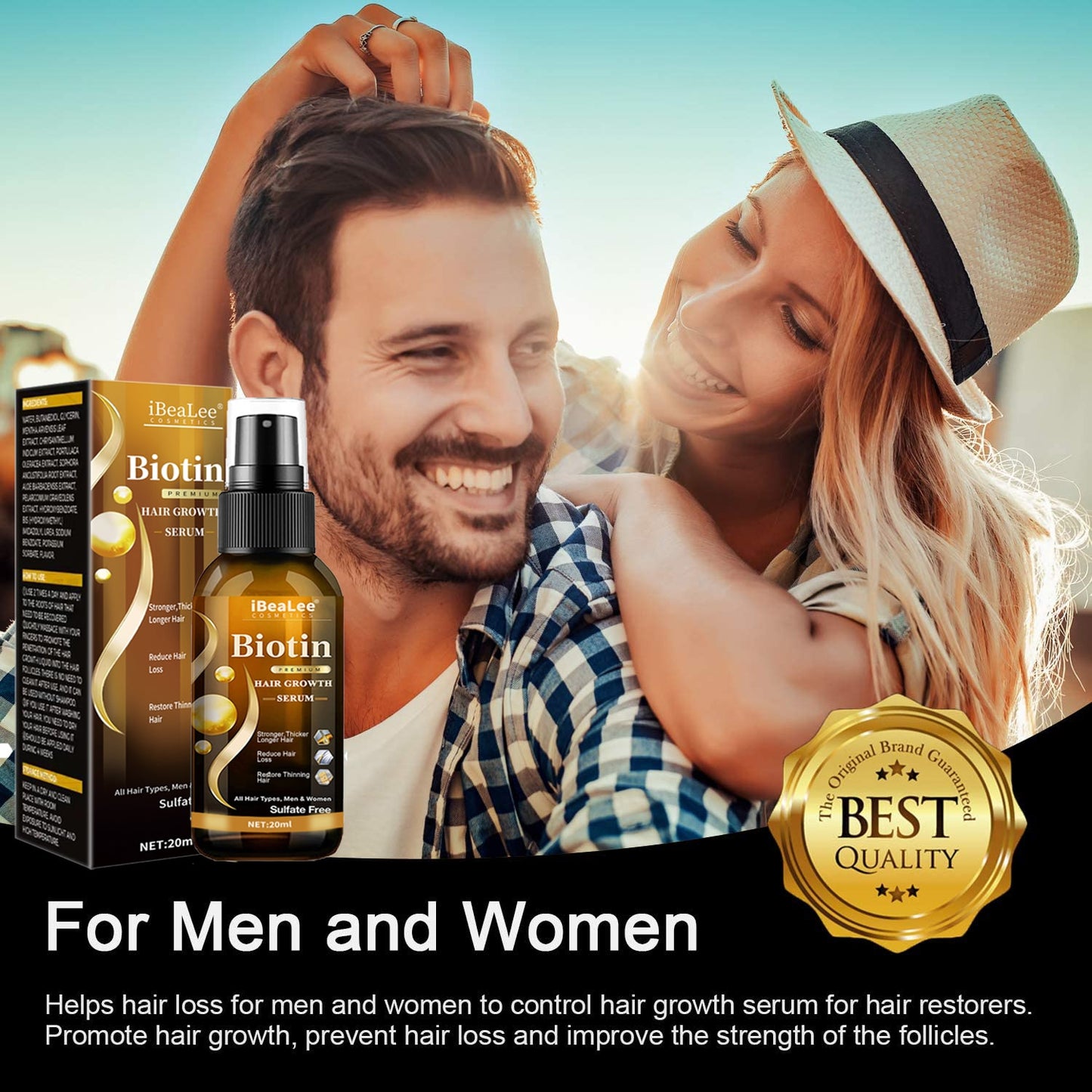 Fast Hair Growth Spray Products Anti Hair Loss Serum Prevent Baldness Treatment Scalp Dry Damaged Beard Hair Care Essential Oils