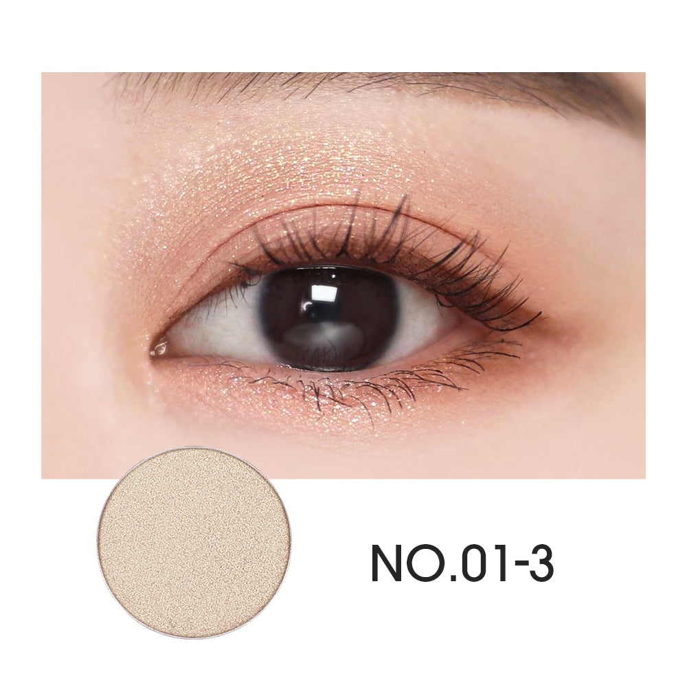 O.TWO.O Eyeshadow Trial Pack Cosmetics Shimmer Shadows Long-lasting Glitter Eye Shadow Sample Size Makeup