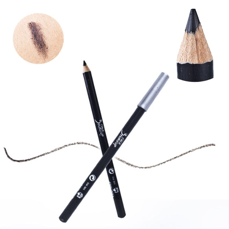 Waterproof Eyeliner Black Brown Eyebrow Pencil Soft Matte Eyeliner Lasting Eyes Makeup Cosmetic