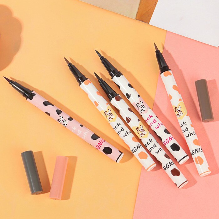 Eyeliner Pen Long Lasting No Smudging Quick Drying Waterproof Not Blooming Liquid Eye Liner Pencil Beauty Makeup Cosmetics Tool