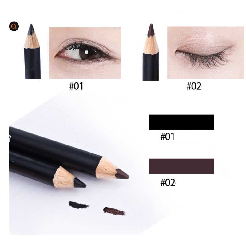 Waterproof Eyeliner Black Brown Eyebrow Pencil Soft Matte Eyeliner Lasting Eyes Makeup Cosmetic