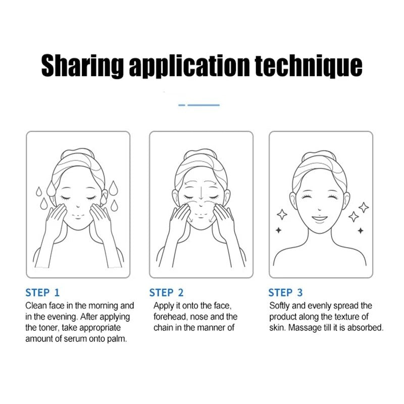 Lactobionic Acid Pore Shrink Face Serum Hyaluronic Acid Moisturizing Nourish Essence Firming Brighten Korean Skin Care Products