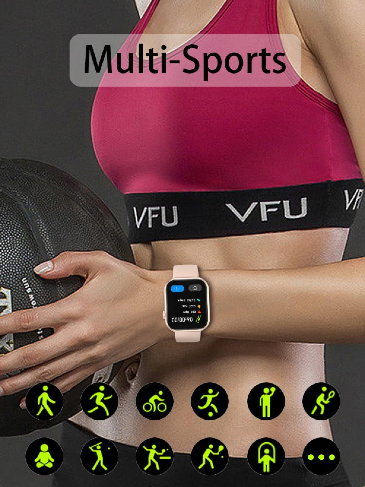 SENBONO 2023 New Women's Smart Watch Bluetooth Call Sport Watch Music Player Fitness Tracker Heart Rate Smartwatch Women Men+BOX