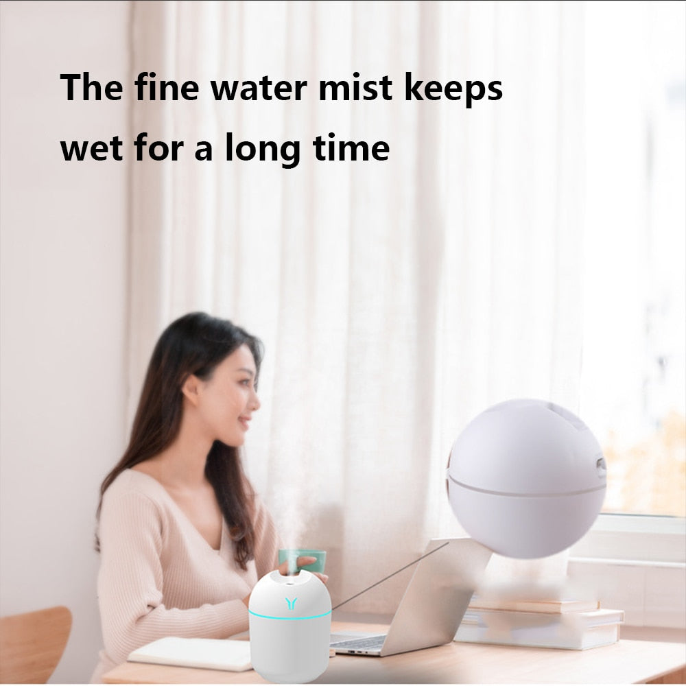 Xiaomi Air Humidifier Portable Car Air Freshener USB Aroma Diffuser for Essential Oil Ultrasonic Mist Maker with Colorful Lamp