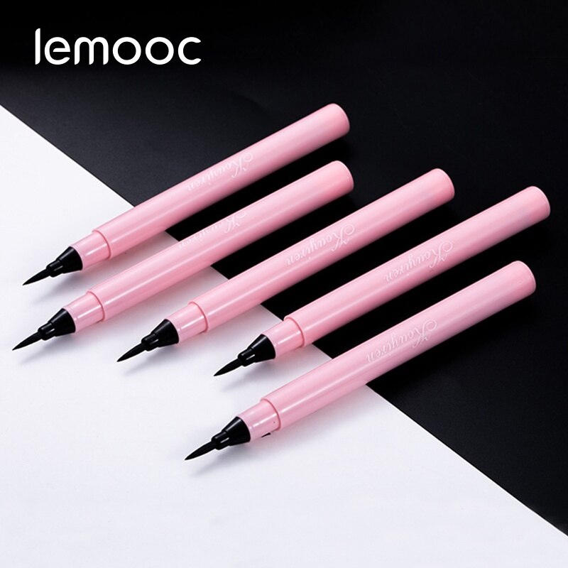 Lemooc Black Liquid Eyeliner Eye Make Up Super Waterproof Long Lasting Eye Liner Easy to Wear Eyes Makeup Cosmetics Tools