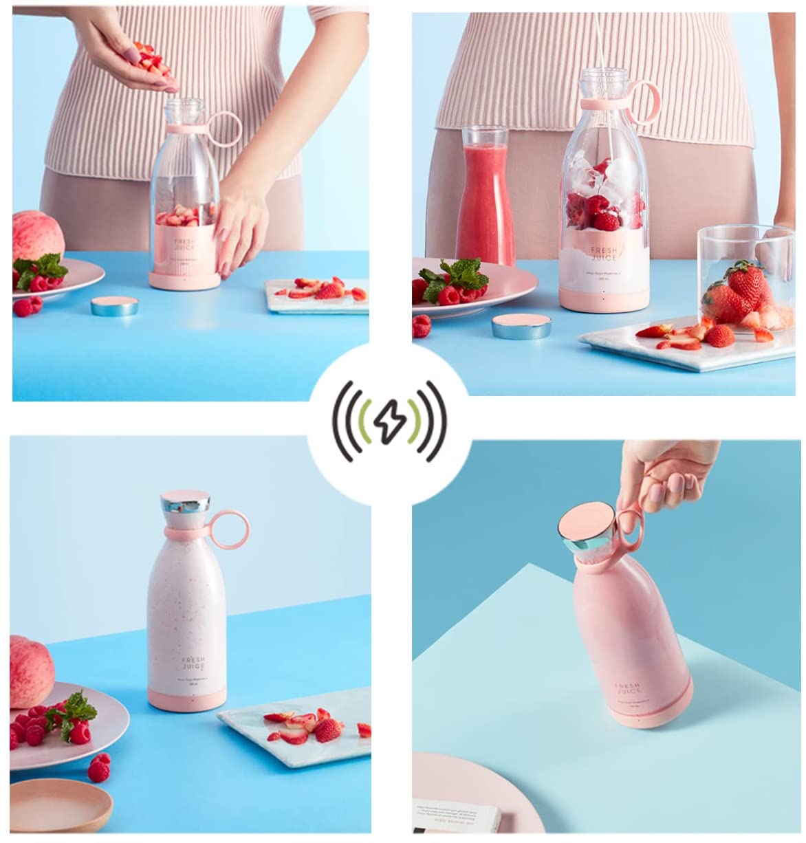 Electric Juicer Blender Usb Portable Mini Fruit Mixers Juicers Fruit Extractors Food Milkshake Multifunction Juice Maker Machine