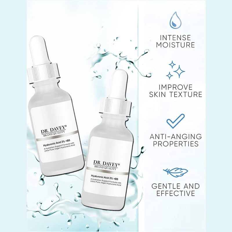 Hyaluronic Acid 2%+B5 Moisturizing Serum Hydrating Essence Improve Dry Skin Repair Skin Barrier Smooth Firm Care