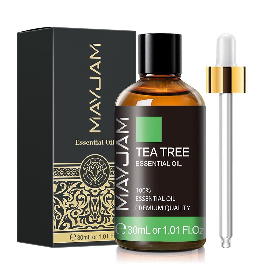 MAJYAM 30ml Pure Natural Tea Tree Essential Oils Diffuser Aromatic Oil Eucalyptus Mint Lemon Rosemary Cinnamon Lemongrass Oil