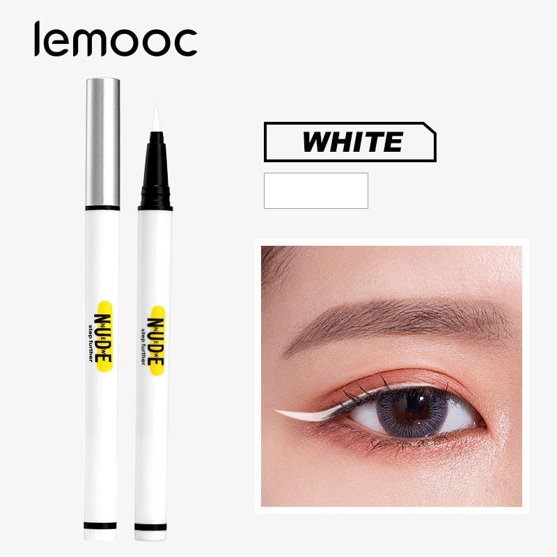 Lemooc Black Liquid Eyeliner Eye Make Up Super Waterproof Long Lasting Eye Liner Easy to Wear Eyes Makeup Cosmetics Tools