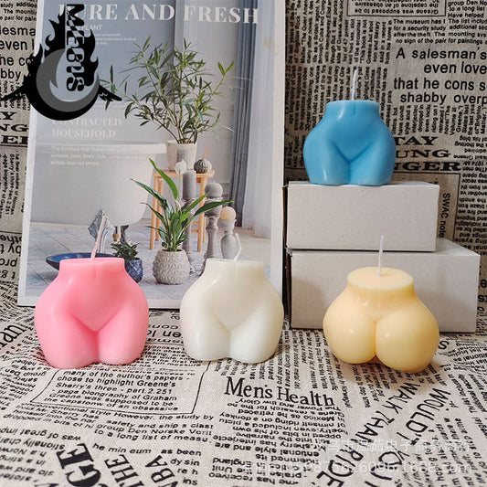 Wholesale Female Ass Candle Hand Poured Soy Scented Candle Aesthetic Candle Body Woman Personalized Brithday Gift drop shipping