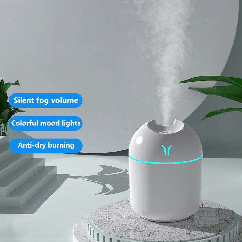 Xiaomi Air Humidifier Portable Car Air Freshener USB Aroma Diffuser for Essential Oil Ultrasonic Mist Maker with Colorful Lamp