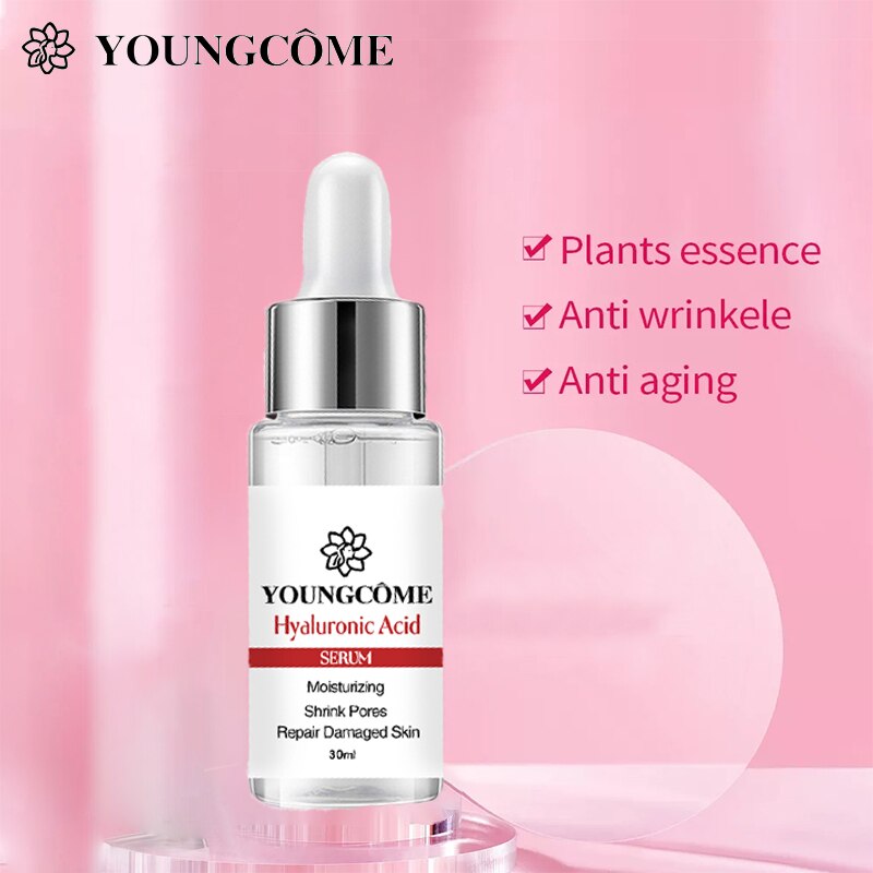 YOUNGCOME 30ML Hyaluronic Acid Essence Face Serum Anti-Aging Wrinkle Cream Lifting Firming Whitening Moisturizing Skin Care